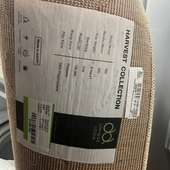 Area Rug with Arrows- Ivory - Picture 3 of 3